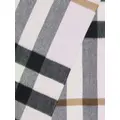 Burberry check cashmere scarf - Pink
