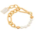 Dolce & Gabbana logo-plaque chain bracelet - Gold