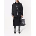 Burberry corduroy-collar quilted jacket - Black