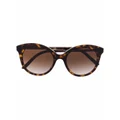 Prada Eyewear tortoiseshell cat-eye sunglasses - Brown