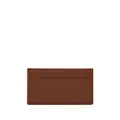 Saint Laurent monogram logo leather cardholder - Brown