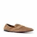 Tory Burch slip-on leather loafers - Brown