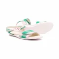 Camper Kids Twins checked sandals - Pink