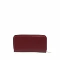 Jil Sander zip-around leather wallet - Red