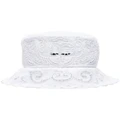 Dolce & Gabbana broderie-anglaise bucket hat - White