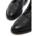 Thom Browne wingtip brogue boots - Black
