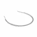 Miu Miu Rigid crystal headband - Silver