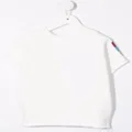 Andorine striped organic cotton T-shirt - White