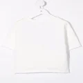 Andorine organic cotton patchwork T-shirt - White