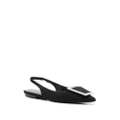 Saint Laurent Maxine slingback ballerina shoes - Black