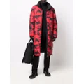 Michael Kors camouflage-print reversible coat - Red