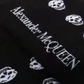 Alexander McQueen intarsia-knit ankle socks - Black