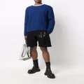 Alexander McQueen logo-print track shorts - Black