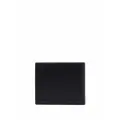 Moschino logo-plaque wallet - Black