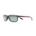 Prada Linea Rossa Linea Rossa square-frame sunglasses - Black