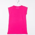 Karl Lagerfeld Kids Choupette-print T-shirt dress - Pink