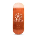 RASSVET logo-print wood skateboard deck - Red