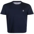 Brunello Cucinelli logo-print crewneck T-shirt - Blue