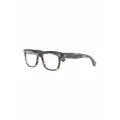 Garrett Leight Troubadour square frame glasses - Brown