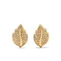 Christian Dior Pre-Owned 1980s rhinestone-embellished clip-on earrings - Gold