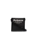 Alexander McQueen mini graffiti-print messenger bag - Black