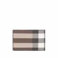 Burberry check-pattern wallet - Brown