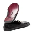 Dolce & Gabbana Interlocking DG-plaque leather loafers - Black