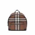 Burberry check-print backpack - Brown
