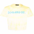 Dsquared2 logo-print short-sleeve T-shirt - Yellow