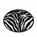 Dolce & Gabbana zebra-print porcelain soup plates (set of 2) - Black