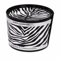 Dolce & Gabbana zebra-print scented candle (250g) - Black