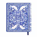 Dolce & Gabbana small Mediterraneo-print ruled notebook - Blue