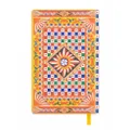 Dolce & Gabbana small Carretto-print ruled notebook - Yellow