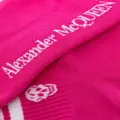 Alexander McQueen skull stripe anke socks - Pink