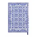 Dolce & Gabbana medium Mediterraneo-print ruled notebook - Blue