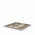 Dolce & Gabbana leopard-print wooden large tray - Brown