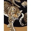 Dolce & Gabbana leopard-print double-faced throw - Brown