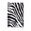 Dolce & Gabbana small zebra-print leather blank notebook - Black