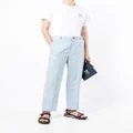 Kenzo straight-leg cotton trousers - Blue