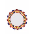 Dolce & Gabbana Carretto-print porcelain dinner plates (set of 2) - White