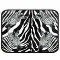 Dolce & Gabbana medium zebra-print wood tray - Black