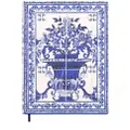 Dolce & Gabbana large Mediterraneo-print ruled notebook - Blue