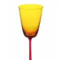Dolce & Gabbana hand-blown Murano white wine glass - Yellow