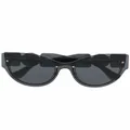 Versace Eyewear Medusa-plaque cat eye-frame sunglasses - Black