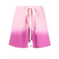 R13 tie-dye drawstring shorts - Pink