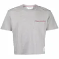 Thom Browne patch-pocket T-shirt - Grey
