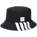 Thom Browne quilted bucket hat - Black