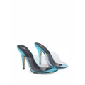 Giuseppe Zanotti Earthshine plexi-detail sandals - Blue