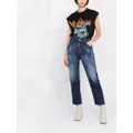 Dsquared2 high-rise straight-leg jeans - Blue