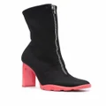 Alexander McQueen Tread zip-up ankle boots - Black